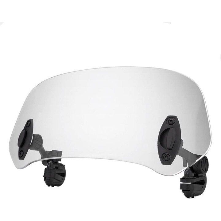 Rqiurpn motorkerékpár szélvédő hosszabbítás, átlátszó, akril anyagú, állítható