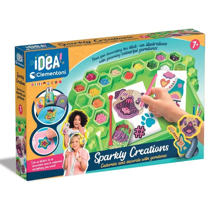 Set de creatie cu pietre pretioase, Clementoni