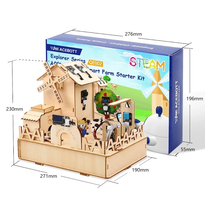 Tetea Образователен комплект, Smart Farm STEM Kit Arduino ESP32 модул