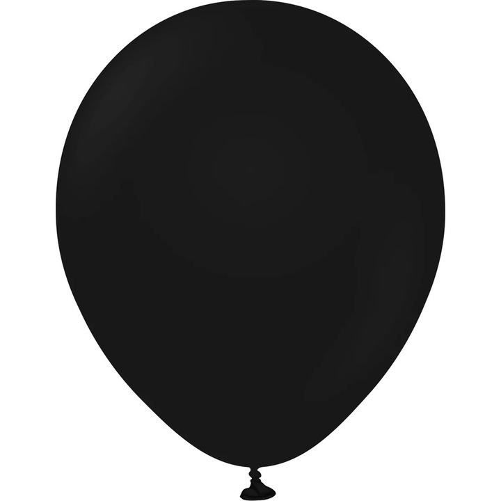 Balon Jumbo oval, 45 cm, Negru