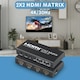 Адаптер 2x2 HDMI Matrix 2 In 2 изход HDMI Switch Splitter 2X2 4K 3D 1080P с дистанционно управление, черен, RiKbo®