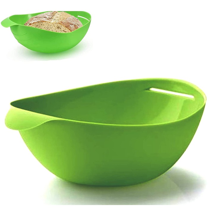 Jormftte szilikon sütőforma, kerek/ovális forma, hőálló 220C-ig, kompakt, házi kenyérhez