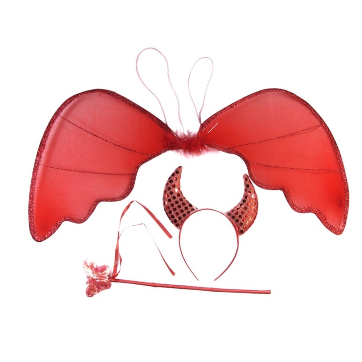 Costum, Tamipol, 42x28cm, rosu, set