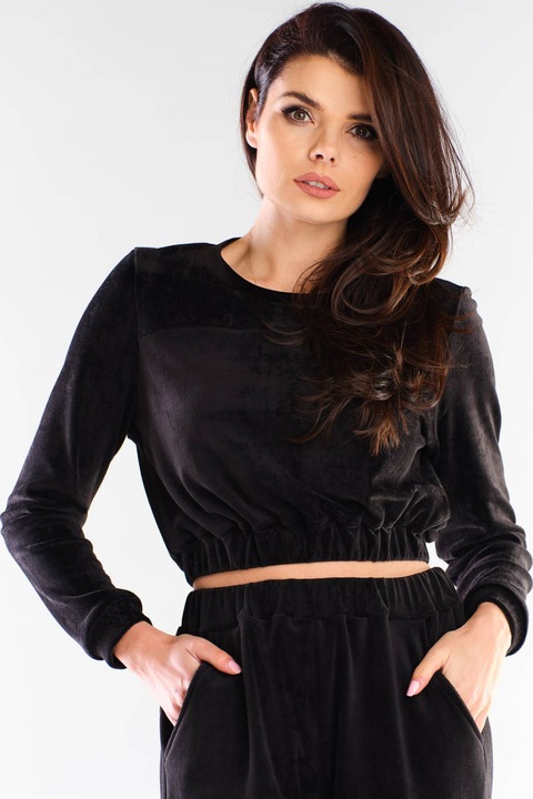 Bluza dama Awama, Poliester, Negru