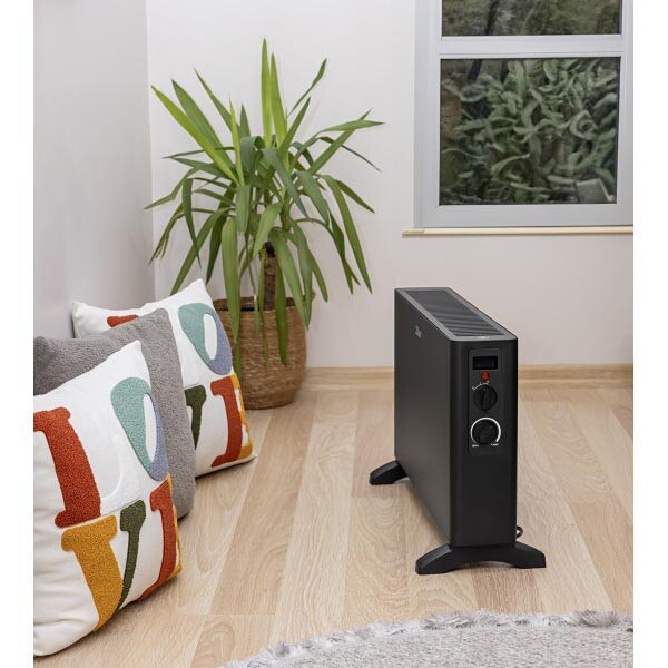 Convector electric, 2 trepte de viteza 1250W-2000W, termostat