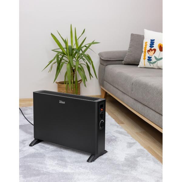 Convector electric, 2 trepte de viteza 1250W-2000W, termostat