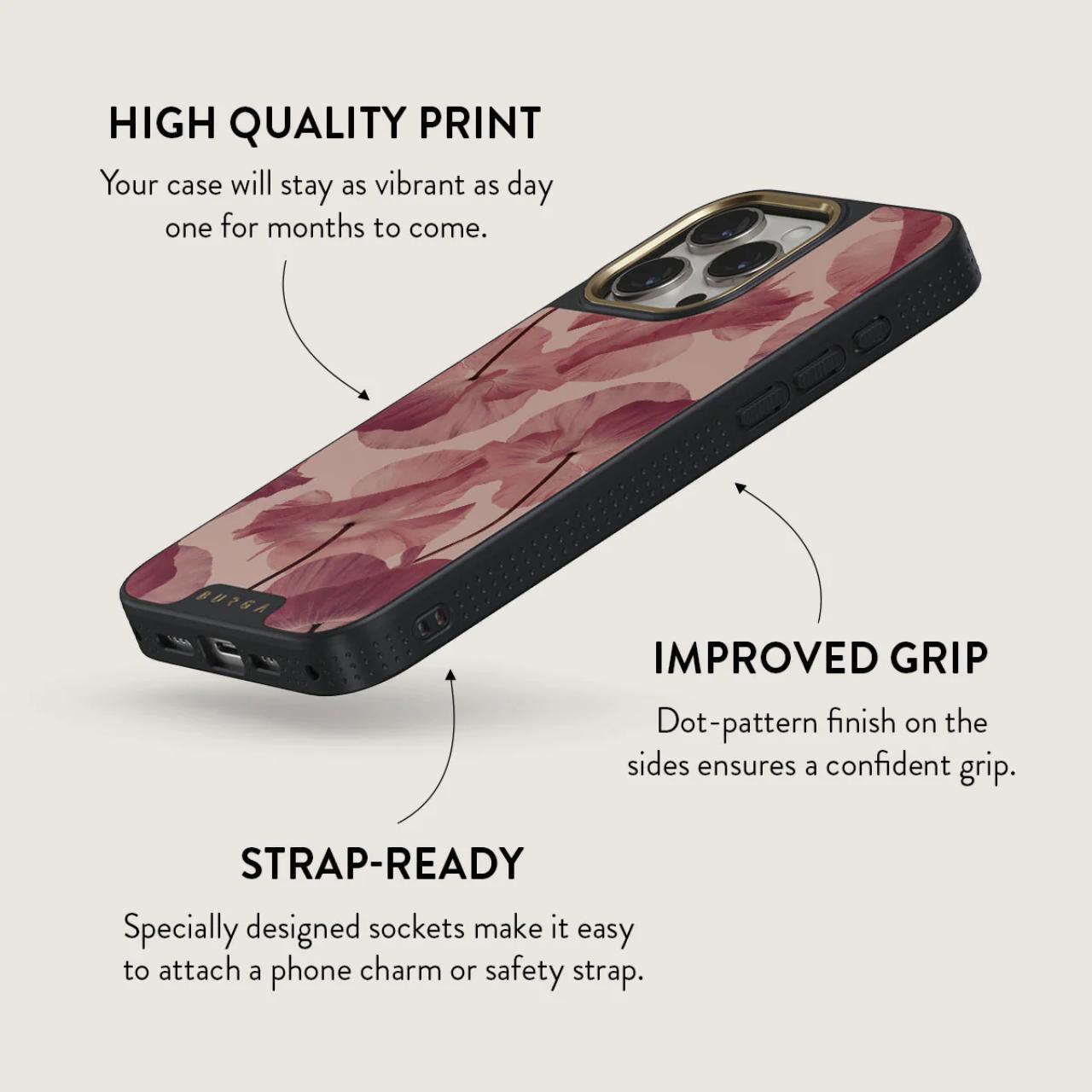 Husa Burga Elite Tender Kiss compatibila cu iPhone 15 Pro