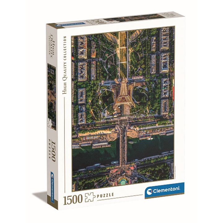 Clementoni 1500 db-os puzzle - High Quality Collection - Átrepülni Párizs felett (31708)