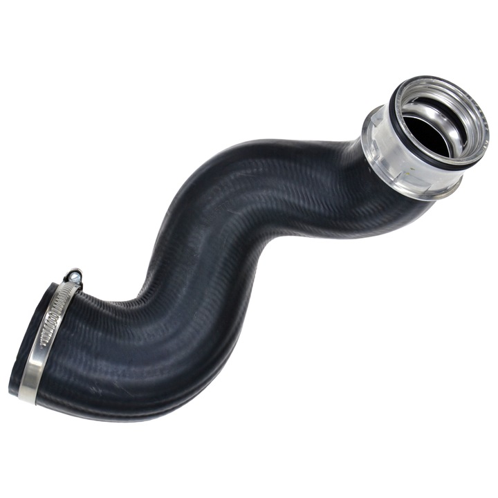 Furtun aer intercooler, ProParts Krawczyk, Audi A4 B6/B7 A6 C5, 8E0145834AR 8E0 145 834 AR 8E0 145 834AR, Negru