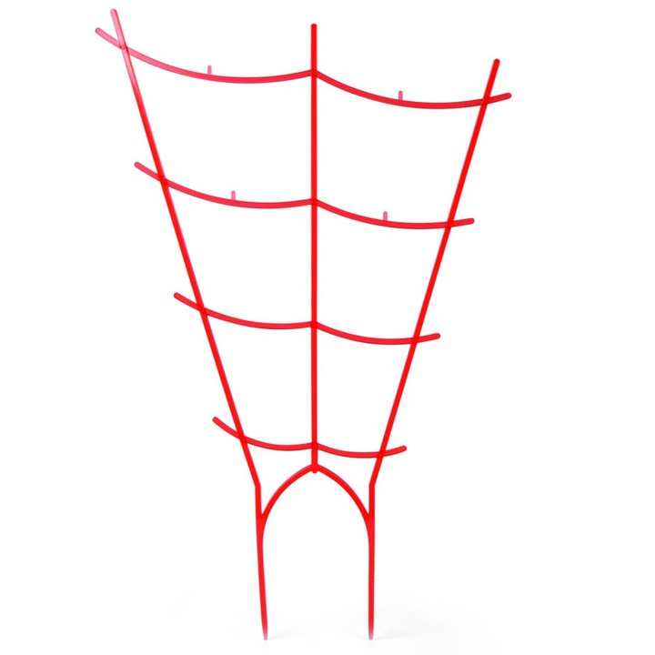 Set 10 suporturi pentru flori POLPLAST, 30x44cm, rosu