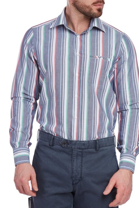 Camasa barbati, W. Wegener, modern fit 5951, bleumarin, L INTL L INTL