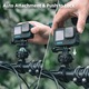 Suport magnetic rapid pentru ghidon bicicleta si motocicleta, SUREWO, compatibil cu GoPro 13, 12, 11, 10 si DJI Osmo Action 5 Pro, Action 4, aluminiu