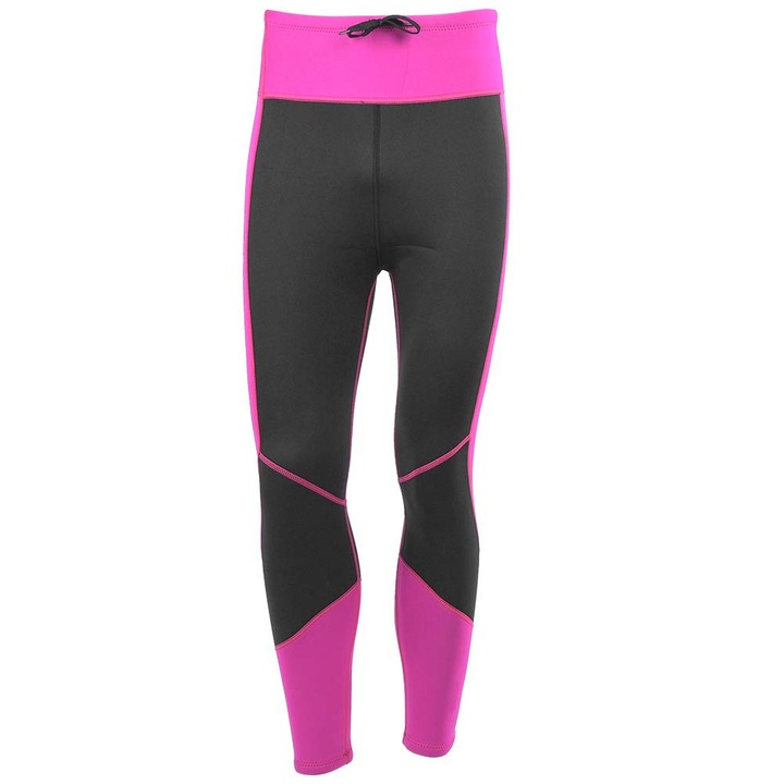 Панталони за гмуркане с бързо съхнене, Enforose, неопрен, анти-UV, черно/розово, L INTL