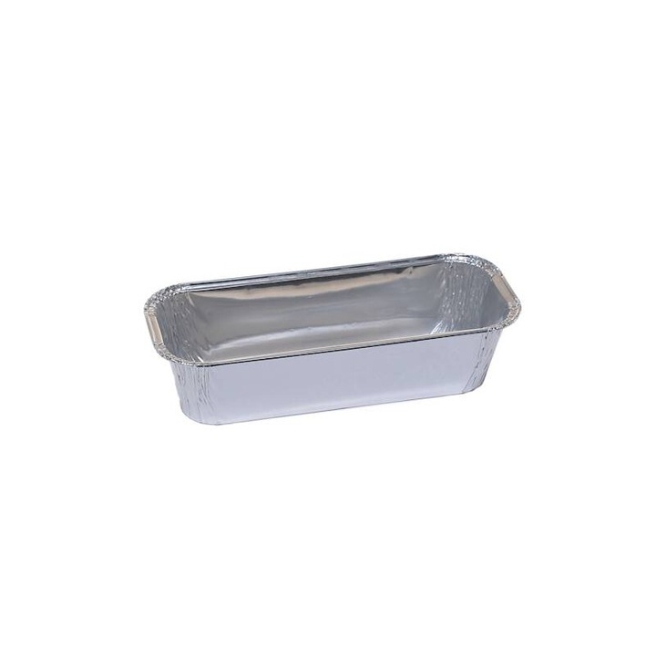 Set 100 forme aluminiu dreptunghiulare 575ml, Tabo, 20.7x8.7x5.4cm