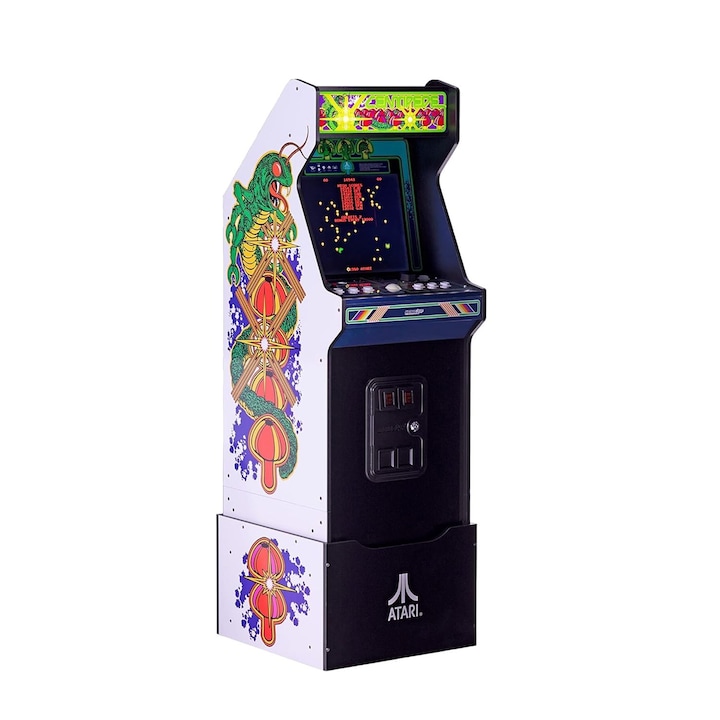 Конзола 14 игри ARCADE1UP, Legacy Centipede Edition, H 148 cm, 17 инчов цветен дисплей, Marquee осветление, външен високоговорител, регулируема сила на звука, защита срещу преобръщане, аркадни контроли с истинско усещане, многоцветни