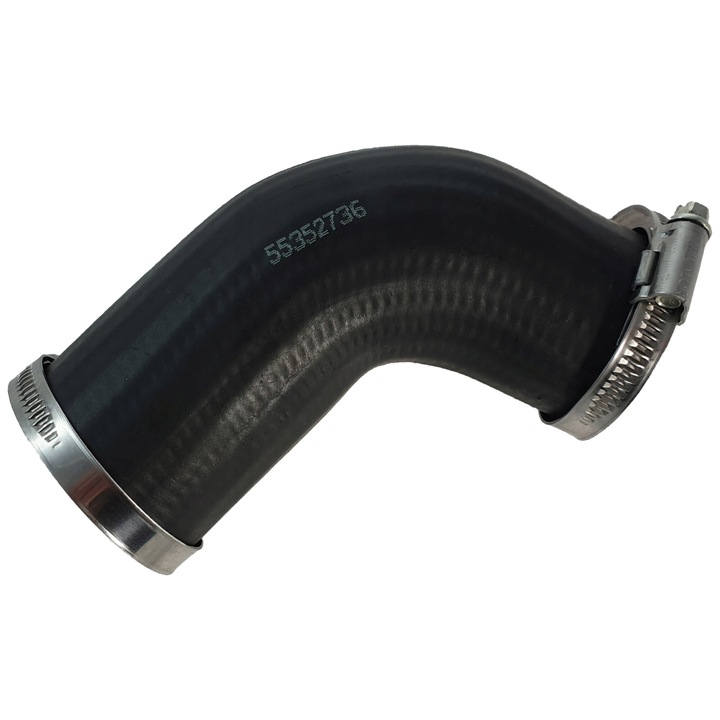 Intercooler légtömlő, ProParts Krawczyk, Opel Vectra C Signum Saab 9-3, 55352736 5860826 58 60 826, Fekete