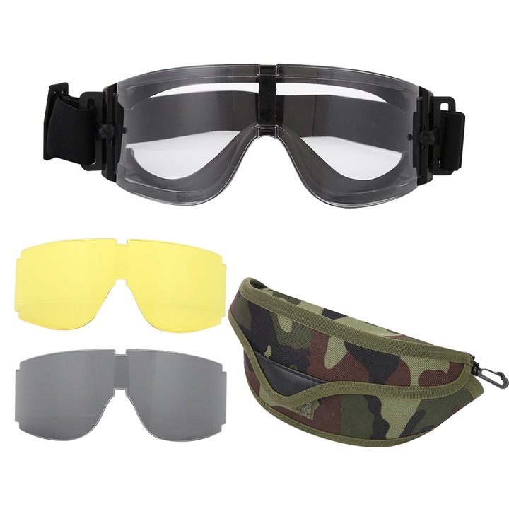 Jormftte védőszemüveg, UV-álló, vízálló, 20x8x6cm, kültéri tevékenységekhez