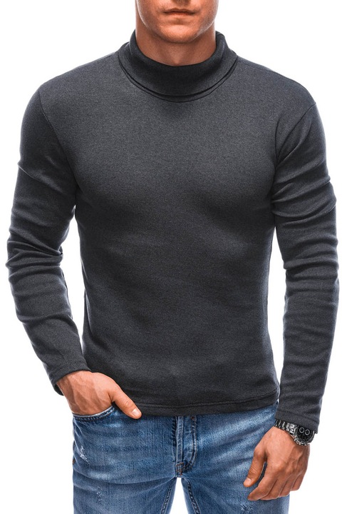 EDOTI, Szűk fazonú garbó, Szénszürke, 2XL