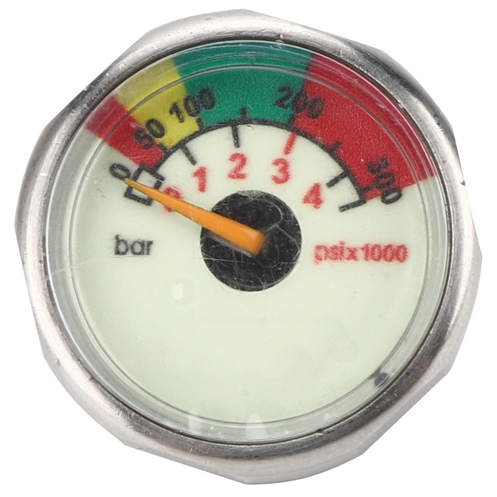 Légnyomásmérő, rozsdamentes acél, ezüst