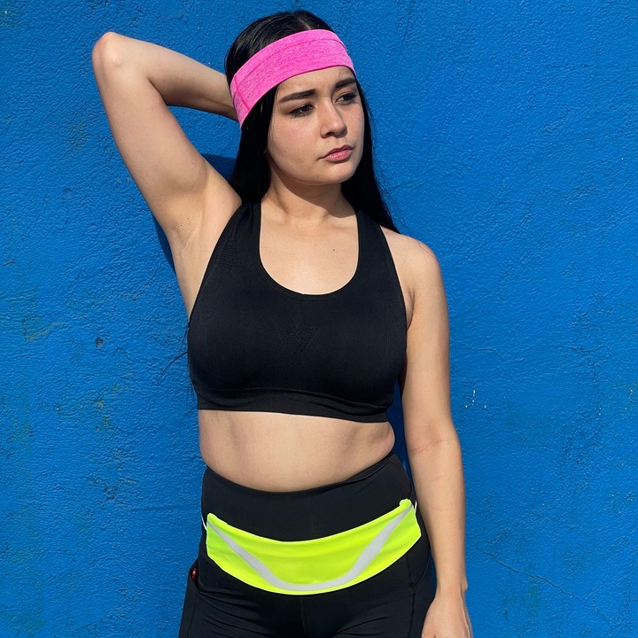 Jormftte sporttáska, vízálló, fényvisszaverő csíkkal, sárga