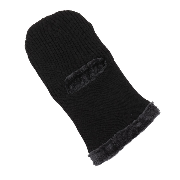 Jormftte férfi sport csuklya, meleg, arc- és nyakvédelem, fekete