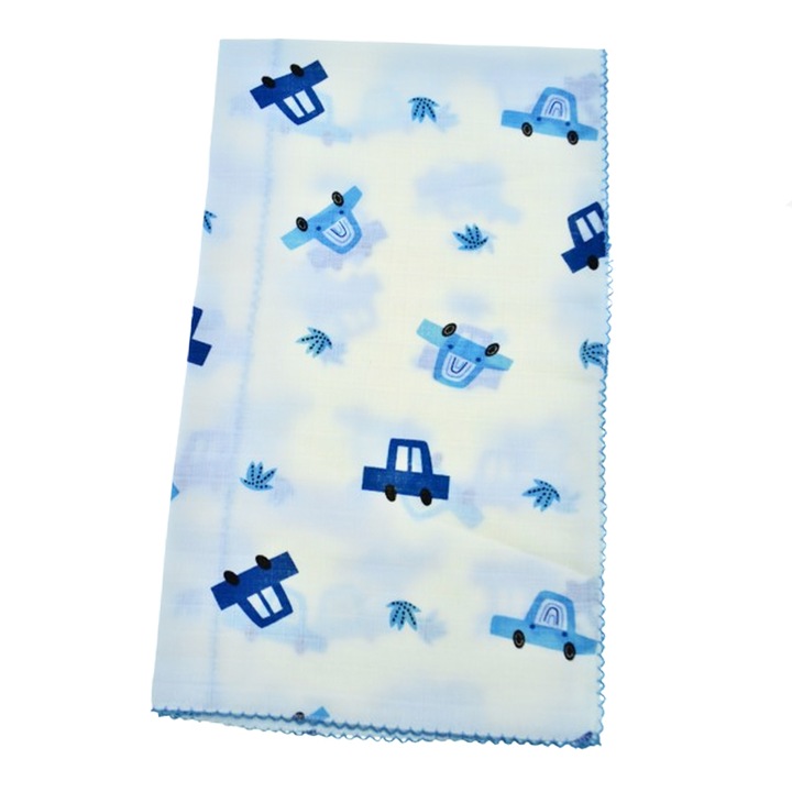 Одеяло за бебета, 80 X 80 cm, Mini Junior MSL-3, бял