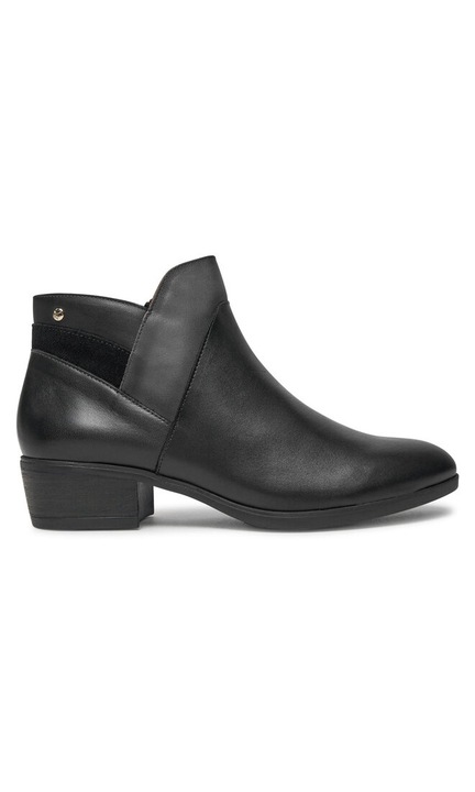 Botine W1U-8732C2 Negru, Pikolinos, Piele lacuita