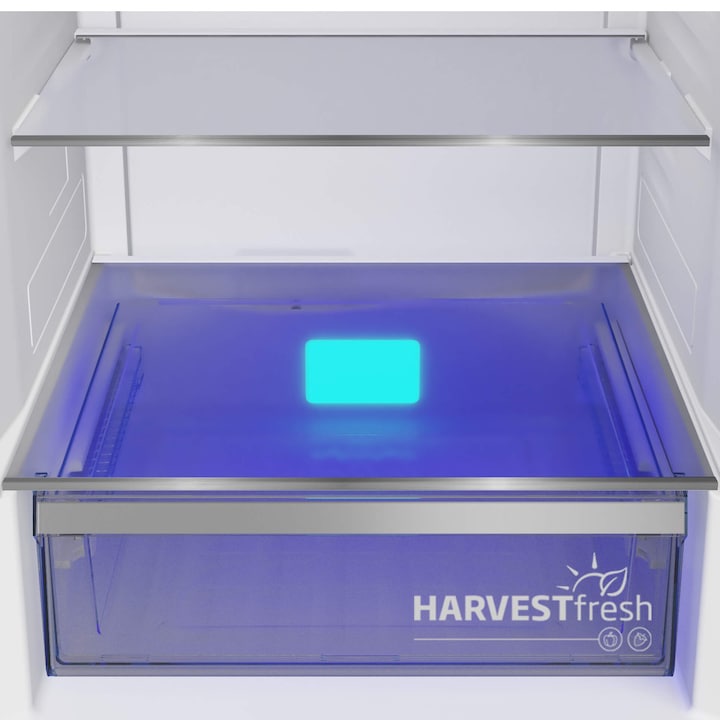 Combina frigorifica Beko B5RCNA405HDXBR1, 355 l, No Frost, HarvestFresh, AeroFlow, Clasa D, H 203.5 cm, Dark Inox