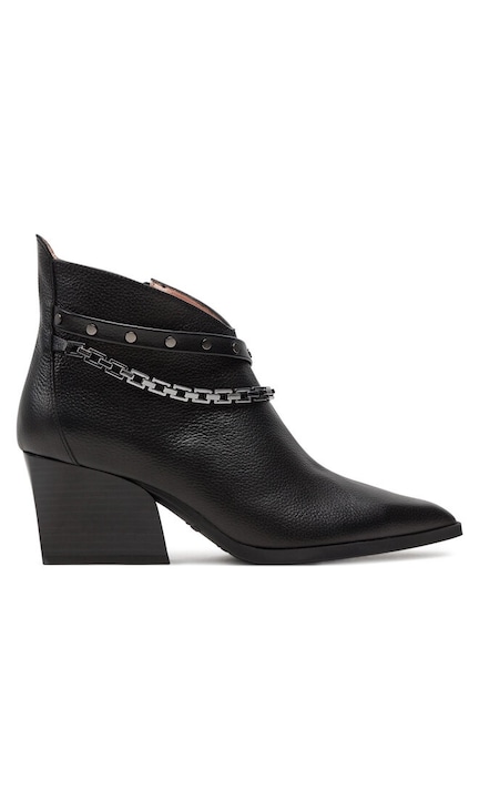 Botine Cervo-I24 HI243597 Negru, Hispanitas, Piele lacuita