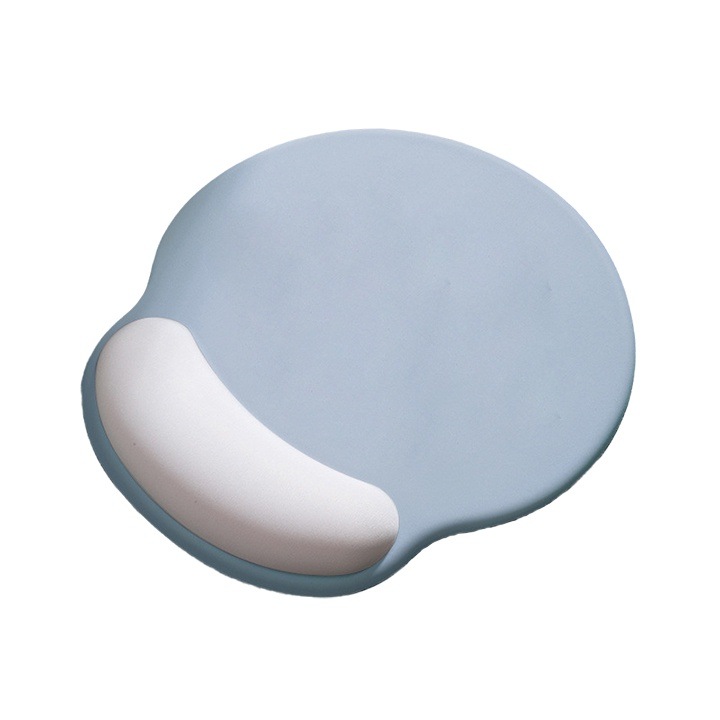 Mousepad ergonomic cu suport pentru incheietura, suprafata antiderapanta, albastru deschis