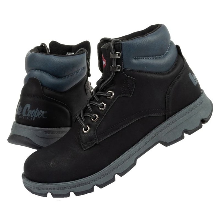 Ghete Lee Cooper LCJ-24-01-2948M, Barbati, Negru, 42