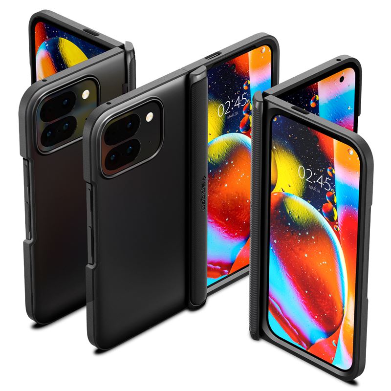 Husa Spigen Slim Armor Pro, pentru Google Pixel 9 Pro Fold, negru