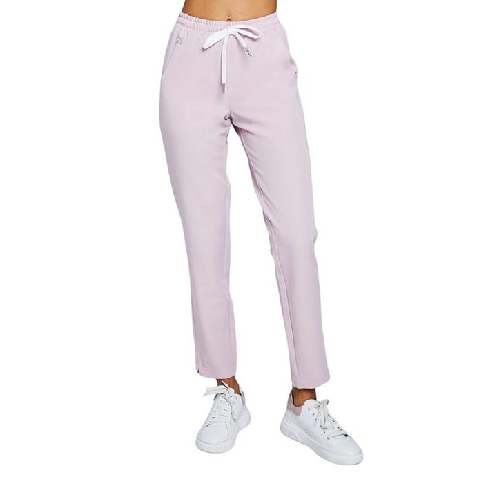 Pantaloni medicali pentru dama, MEDHOODIE, Poliester, Roz deschis, XL