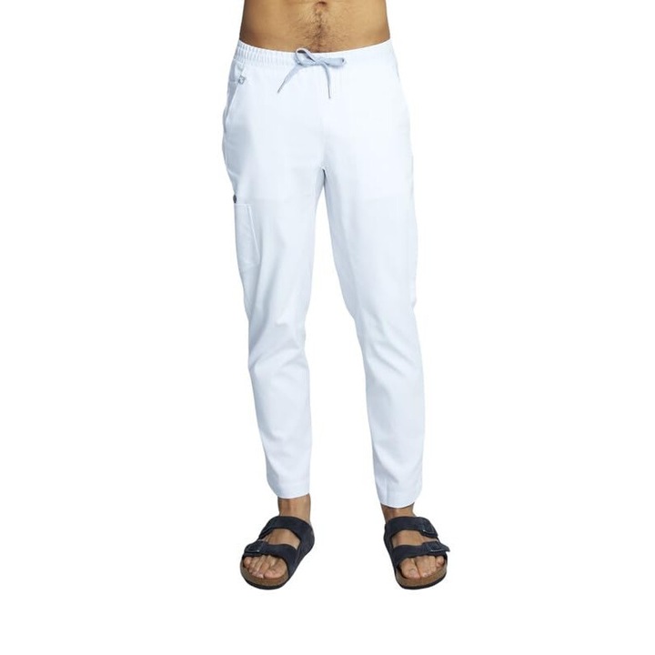 Pantaloni medicali MEDHOODIE, confortabili, eleganti, alb, L