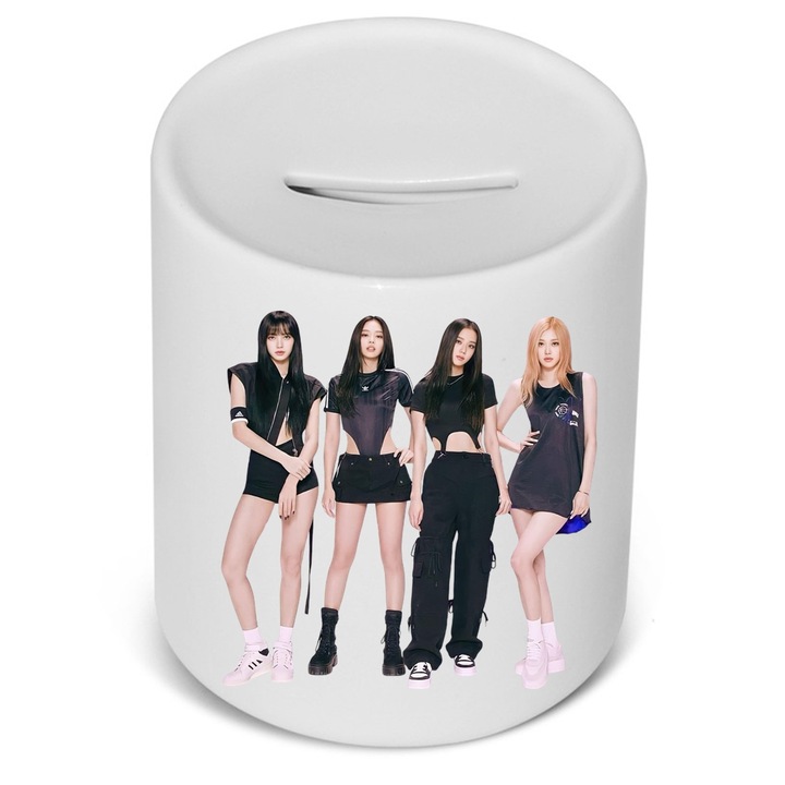 Pusculita personalizata blackpink kpop blinks, ceramica, 305 gr