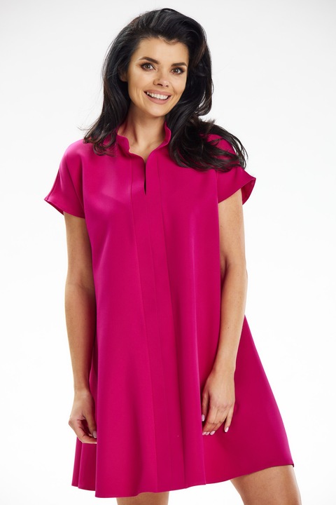 Rochie dama awama, poliester, A635 - Fuchsia -