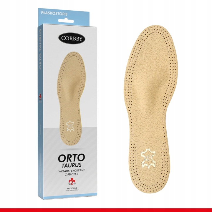 Set 2 branturi pentru incaltaminte Corbby, Orto Taurus, din piele/spuma de latex, bej, 37 EU