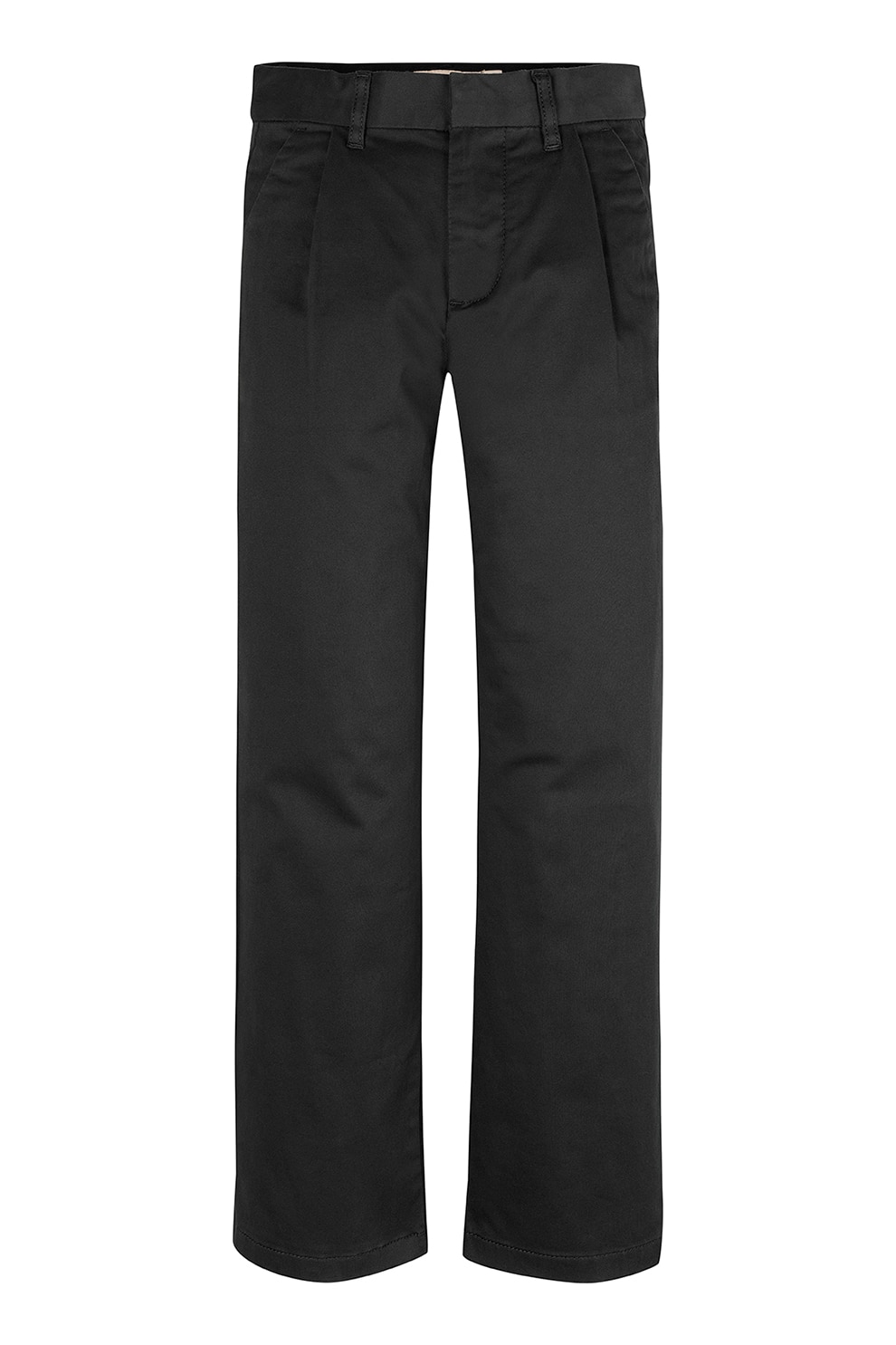 CALVIN KLEIN, Pantaloni din amestec de bumbac cu logo, Negru, 152 CM