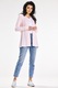 Дамски пуловер Awama polyester Powder pink