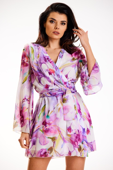 Rochie A509, Awama, Poliester, Violet