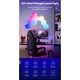 Smart Hexagon moduláris fali lámpa, Többszínű (RGB) - 6 db, Wi-Fi, Bluetooth, zene szinkronizálás, IOS/Android kompatibilis távirányítóval mellékelve
