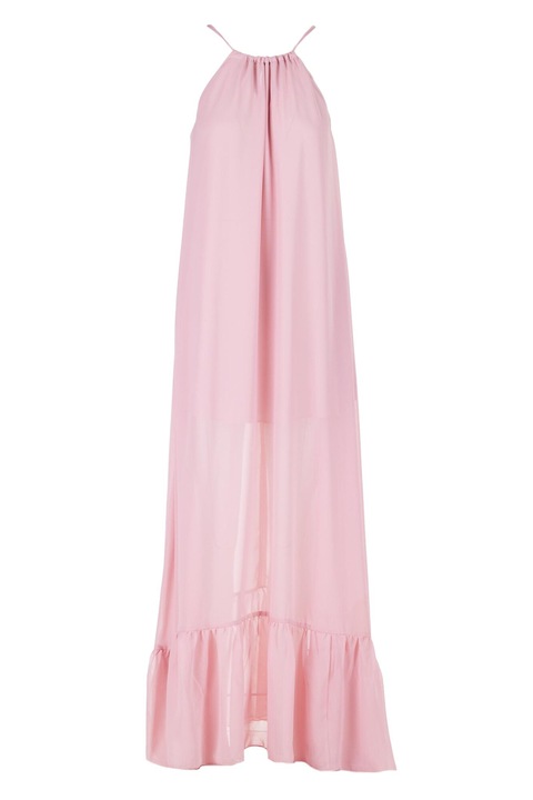 Rochie A516, Awama, Poliester, Roz pudrat