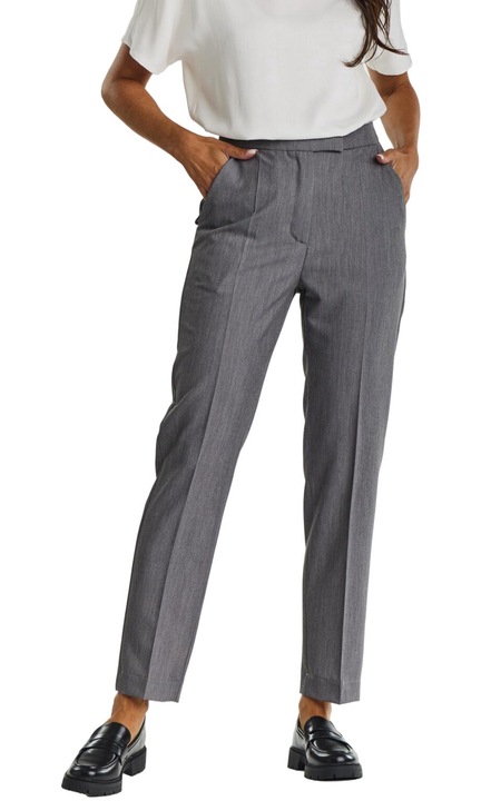 Női nadrág, Awama, viszkóz/poliészter, szürke, L INTL