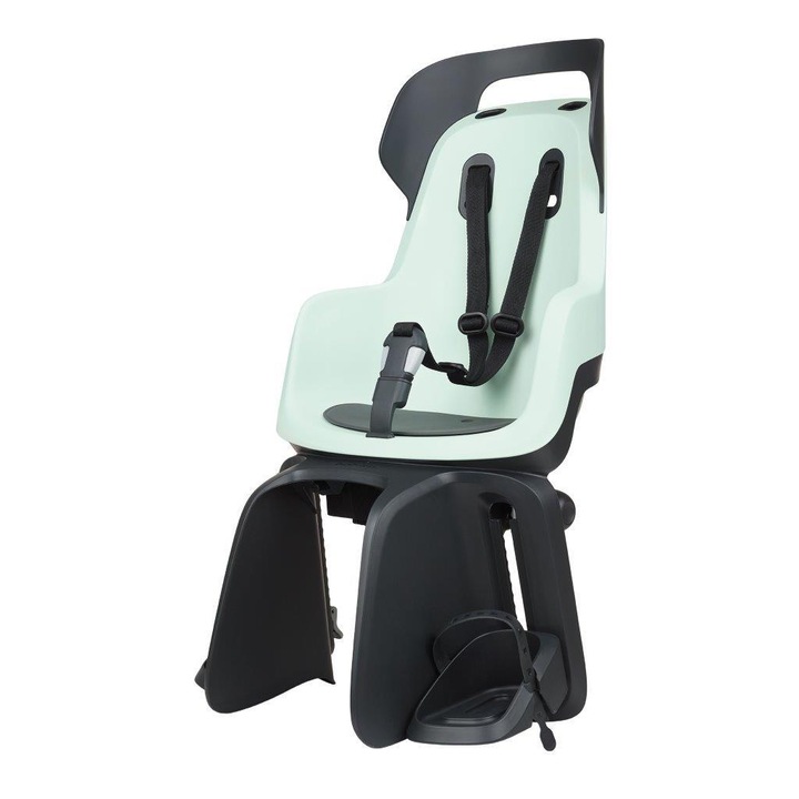 Fotelik copii bicicleta Bobike GO RS, spatar reglabil, protectie dubla, mint, pentru copii 9 luni - 5 ani, 9-22 kg