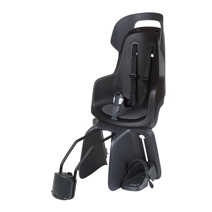 Scaun copii bicicleta, Bobike, montare pe rama, 9-22 kg, negru