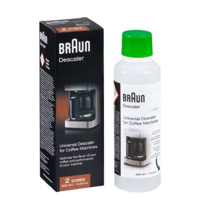 Solutie decalcifiere pentru espressoare cafea BRAUN AX13210013, 200 ml