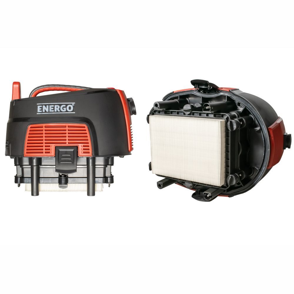 Aspirator AE230S utilizare uscat-umed volum 30L autocuratare cu priza putere vacuum 200 mbar 1600 W Energo