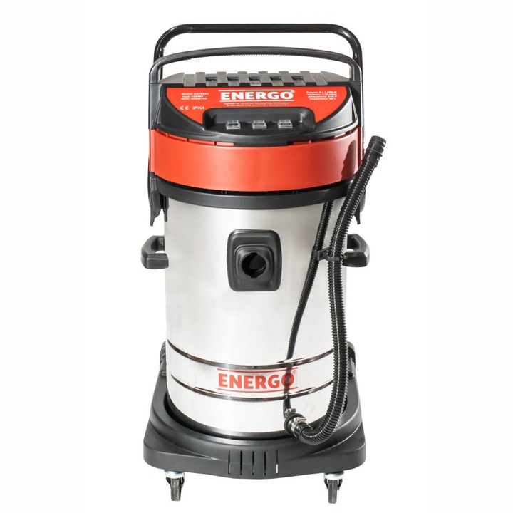 Aspirator AE380X3 utilizare uscat-umed volum 80 L vacuum 170 mbar 3x1000 W Energo