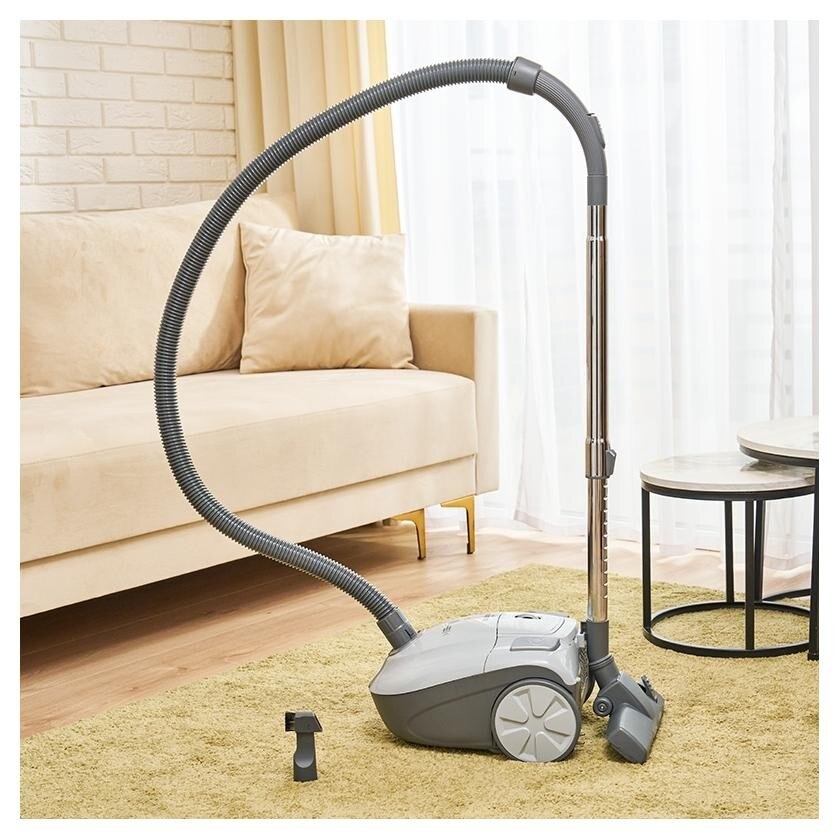 Aspirator cu sac Zelmer ZVC251 Edek, 800 W, Sac 2.5 l, Cablu alimentare 5m Gri