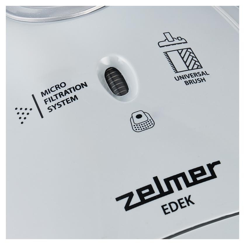 Aspirator cu sac Zelmer ZVC251 Edek, 800 W, Sac 2.5 l, Cablu alimentare 5m Gri